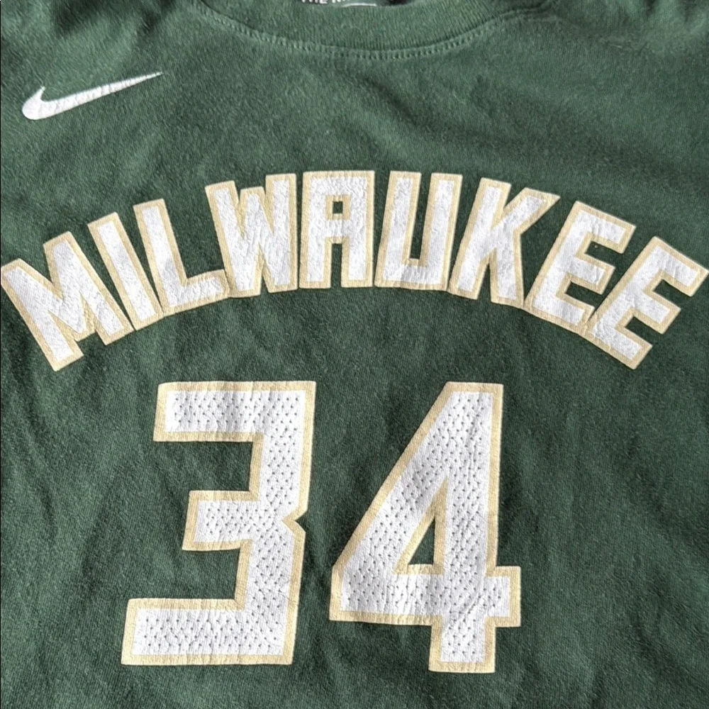 Nike Kids Green Milwaukee Tee